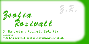 zsofia rosivall business card